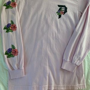 primative pink long sleeve tee shirt